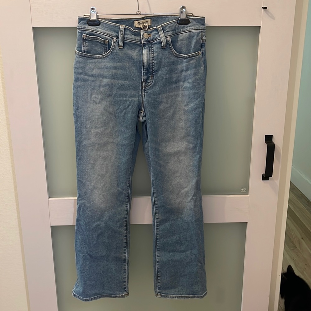 Madewell kick out crop jeans size 29